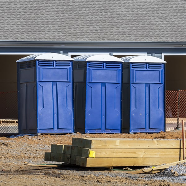 what is the expected delivery and pickup timeframe for the porta potties in Reevesville SC
